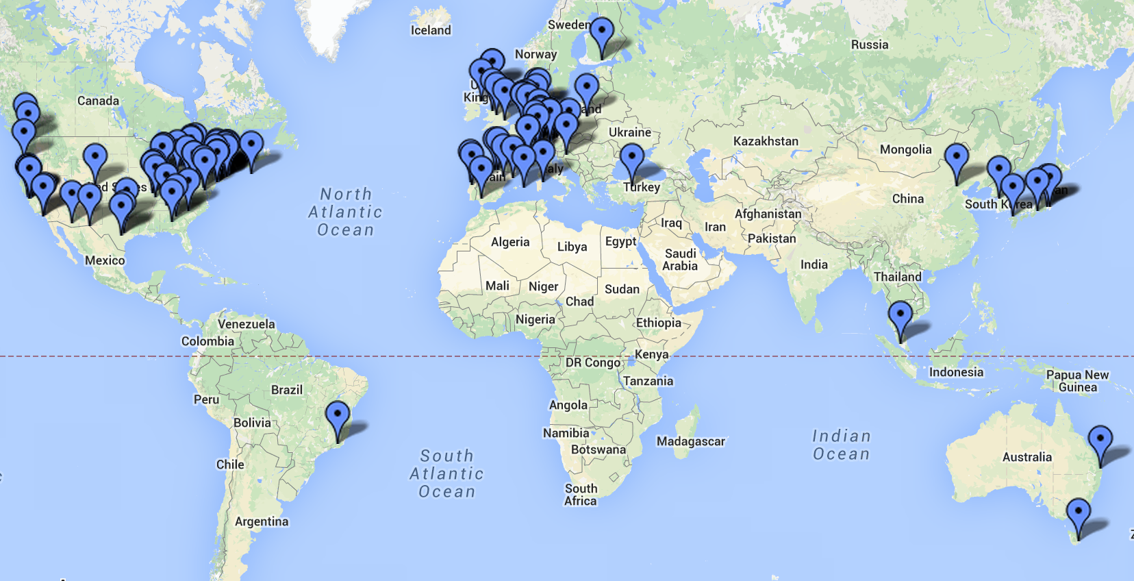 ROS User Map