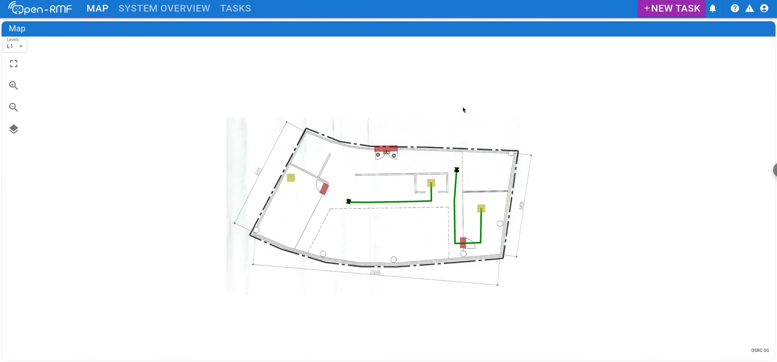 rmf dashboard map